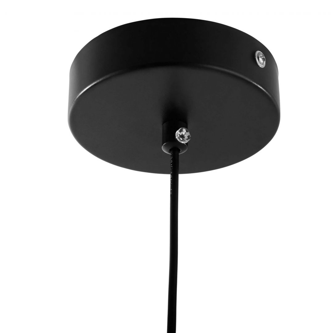 Podsufitka lampy Fredica 15 czarna, nowoczesne mocowanie lampy wiszącej Lumina Deco