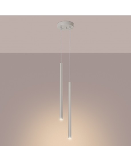 Lampa wisząca PASTELO 2 beżowa Sollux SL.1513