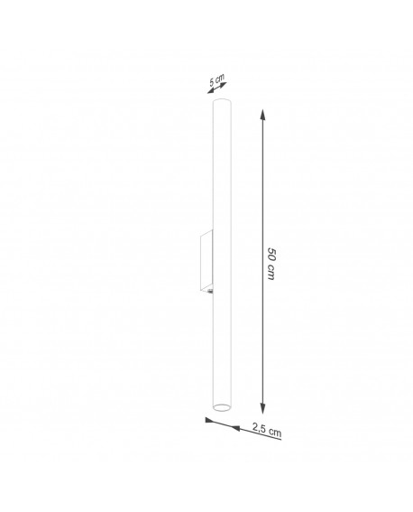 Kinkiet PASTELO 2 beżowy Sollux SL.1517