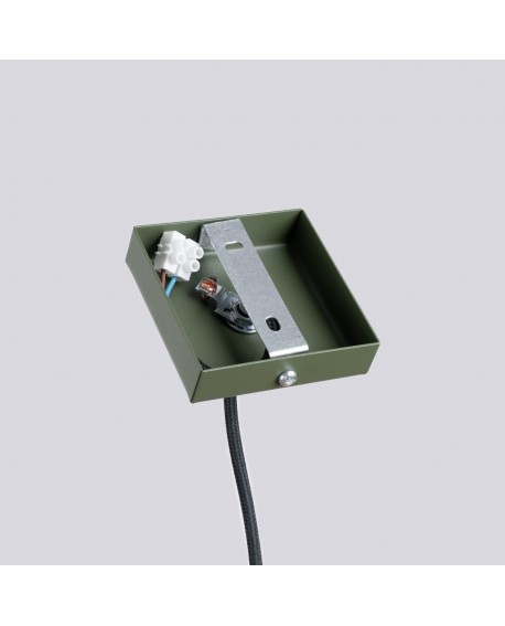 Lampa wisząca PASTELO 1 zielona oliwka Sollux SL.1518