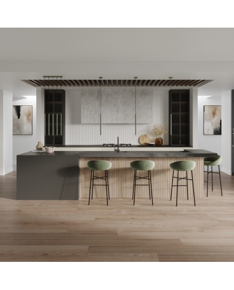 Lampa wisząca PASTELO 5P zielona oliwka Sollux SL.1522