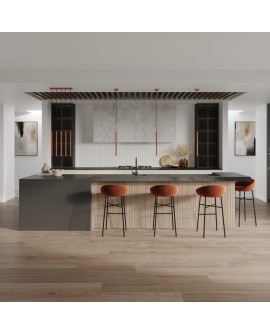 Lampa wisząca PASTELO 3 ochra czerwona Sollux SL.1526