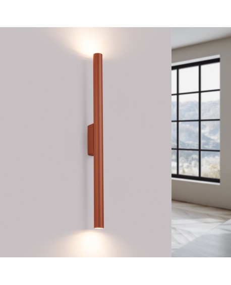 Kinkiet PASTELO 2 ochra czerwona Sollux SL.1529