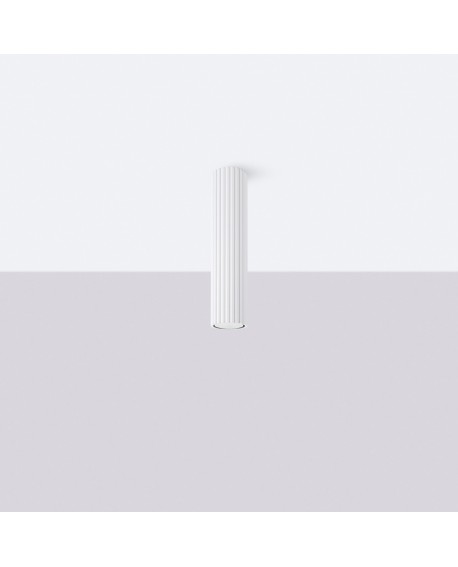 Plafon KARBON 30 biały Sollux SL.1532