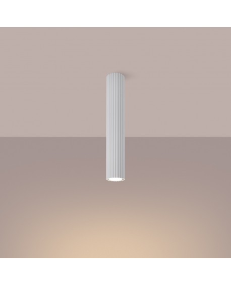 Plafon KARBON 40 biały Sollux SL.1533