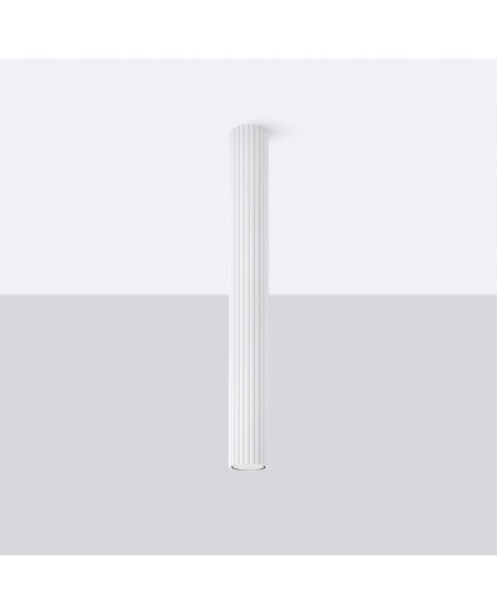 Plafon KARBON 60 biały Sollux SL.1534