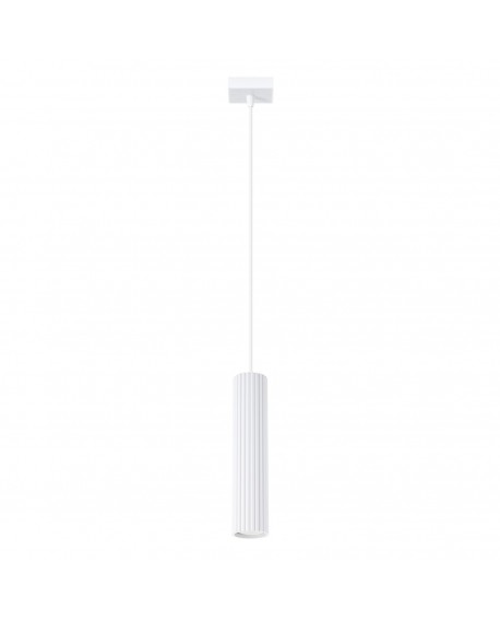 Lampa wisząca KARBON 1 biały Sollux SL.1535