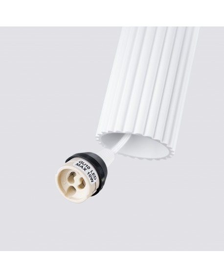 Lampa wisząca KARBON 1 biały Sollux SL.1535