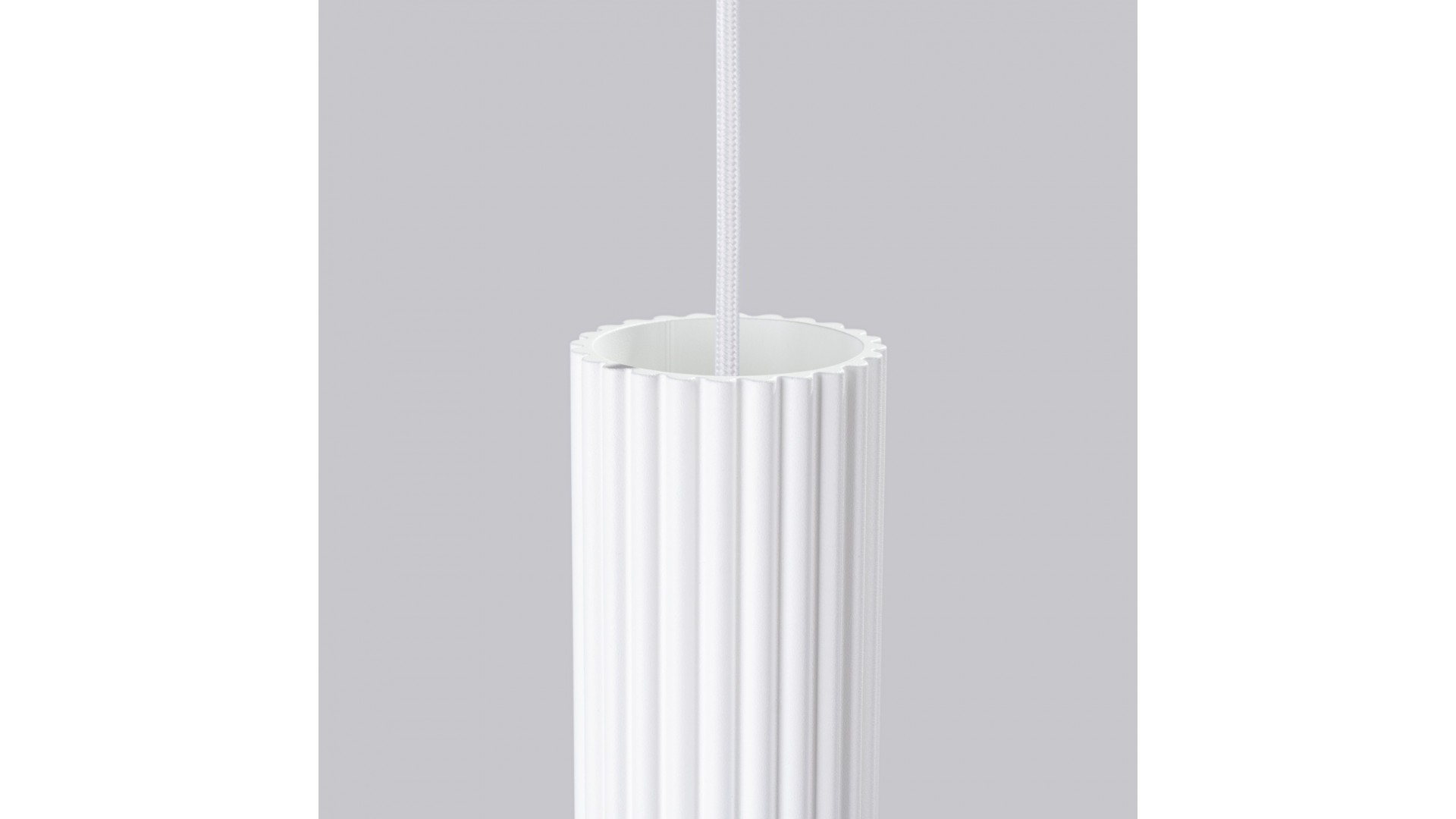 Lampa wisząca KARBON 1 biały Sollux SL.1535