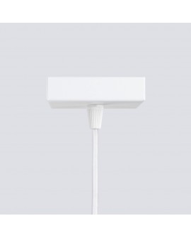 Lampa wisząca KARBON 1 biały Sollux SL.1535