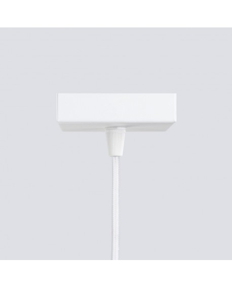 Lampa wisząca KARBON 1 biały Sollux SL.1535