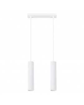 Lampa wisząca KARBON 2 biały Sollux SL.1536