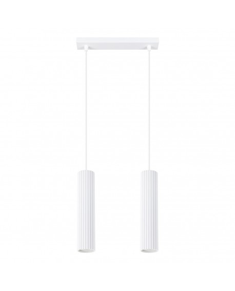 Lampa wisząca KARBON 2 biały Sollux SL.1536