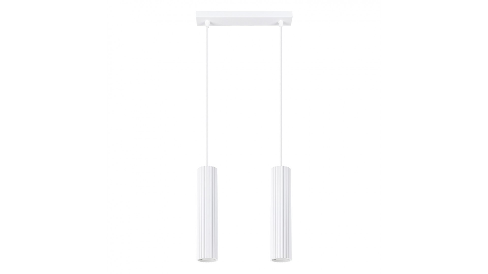 Lampa wisząca KARBON 2 biały Sollux SL.1536