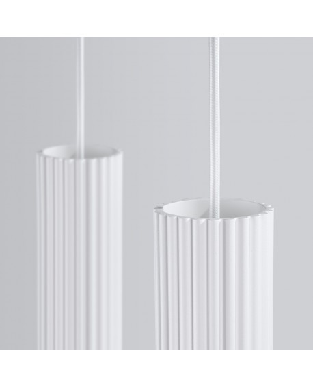 Lampa wisząca KARBON 2 biały Sollux SL.1536