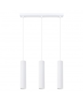 Lampa wisząca KARBON 3L biały Sollux SL.1537