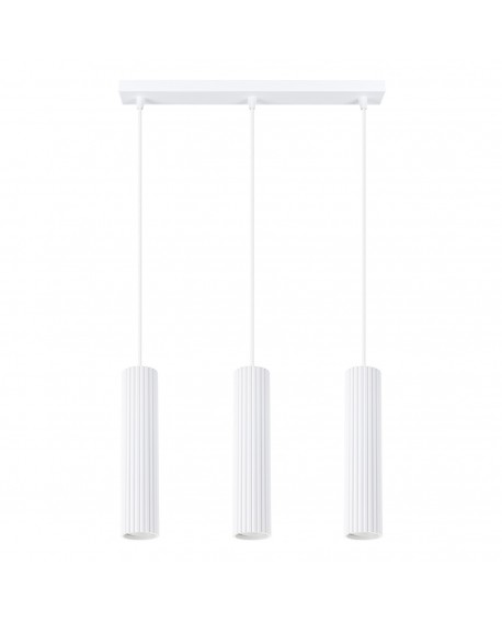 Lampa wisząca KARBON 3L biały Sollux SL.1537
