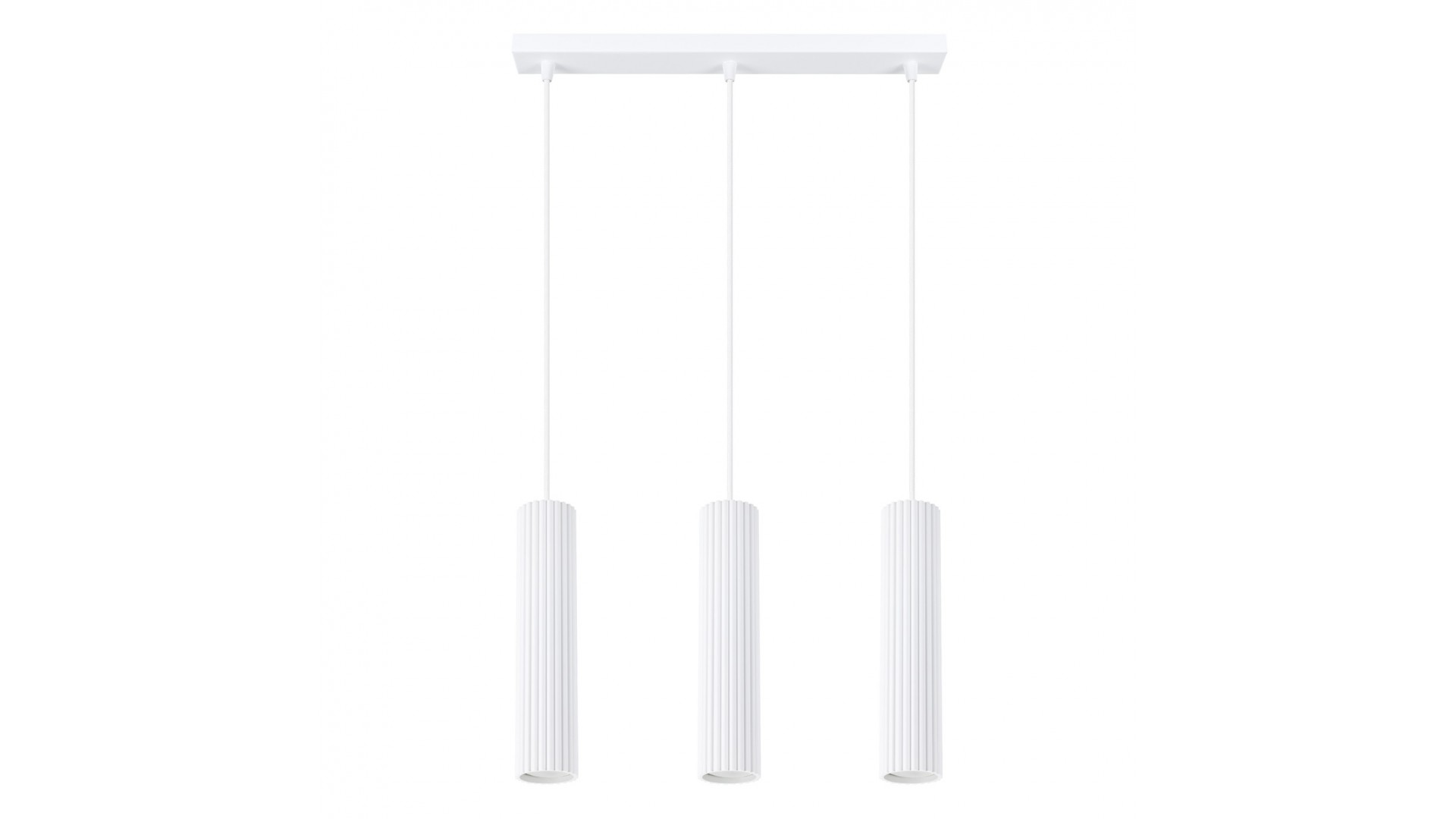Lampa wisząca KARBON 3L biały Sollux SL.1537