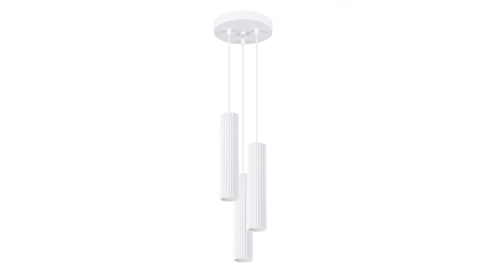 Lampa wisząca KARBON 3P biały Sollux SL.1538