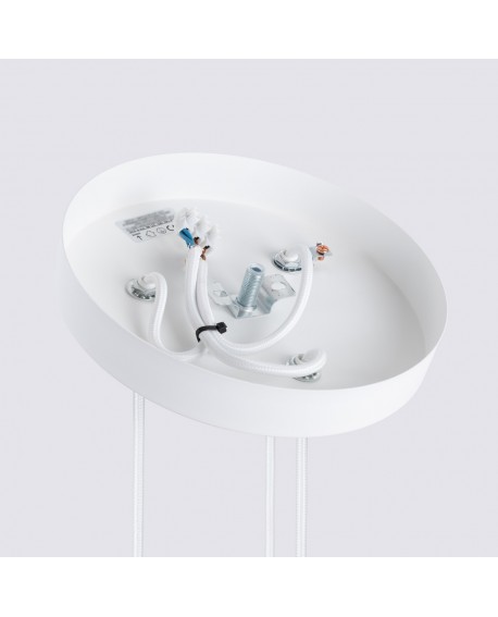 Lampa wisząca KARBON 3P biały Sollux SL.1538