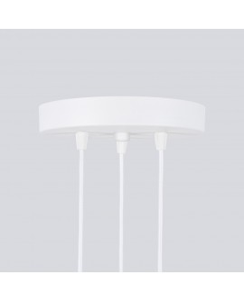 Lampa wisząca KARBON 3P biały Sollux SL.1538