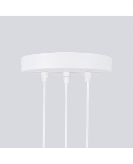 Lampa wisząca KARBON 3P biały Sollux SL.1538