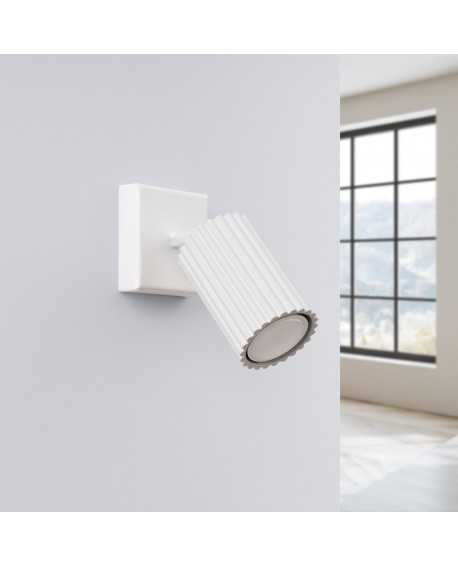 Kinkiet KARBON biały Sollux SL.1540