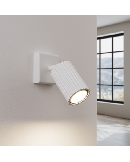 Kinkiet KARBON biały Sollux SL.1540