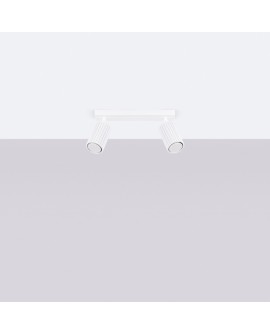 Plafon KARBON 2 biały Sollux SL.1542