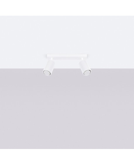 Plafon KARBON 2 biały Sollux SL.1542