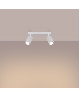 Plafon KARBON 2 biały Sollux SL.1542