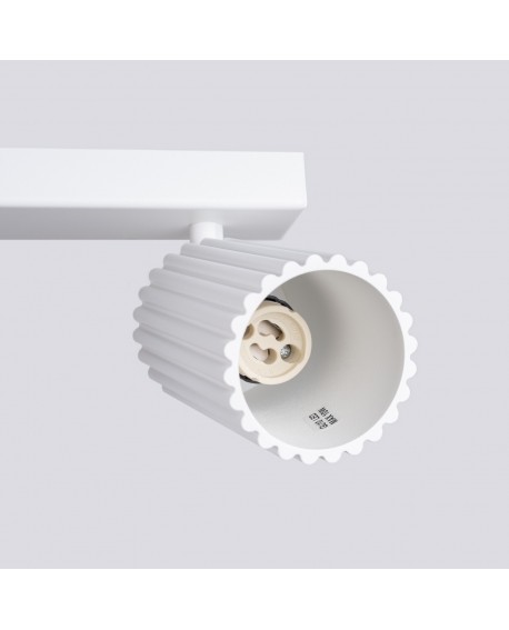 Plafon KARBON 2 biały Sollux SL.1542