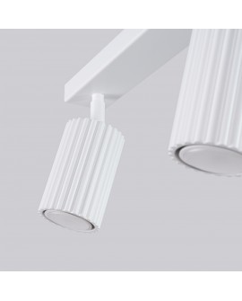 Plafon KARBON 2 biały Sollux SL.1542