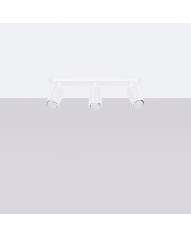 Plafon KARBON 3L biały Sollux SL.1543