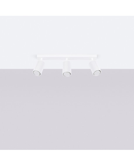 Plafon KARBON 3L biały Sollux SL.1543