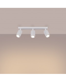 Plafon KARBON 3L biały Sollux SL.1543