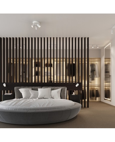 Plafon KARBON 3L biały Sollux SL.1543