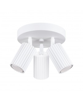 Plafon KARBON 3P biały Sollux SL.1544