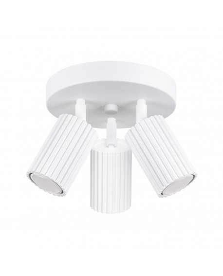 Plafon KARBON 3P biały Sollux SL.1544