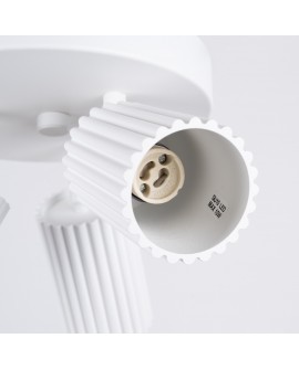 Plafon KARBON 3P biały Sollux SL.1544