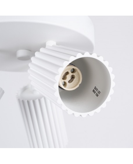 Plafon KARBON 3P biały Sollux SL.1544