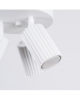 Plafon KARBON 3P biały Sollux SL.1544