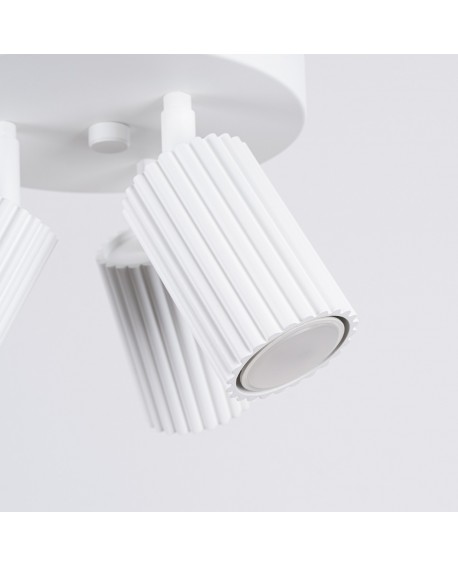 Plafon KARBON 3P biały Sollux SL.1544