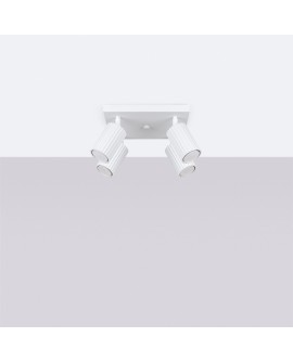 Plafon KARBON 4 biały Sollux SL.1545