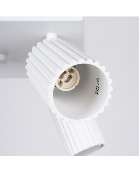 Plafon KARBON 4 biały Sollux SL.1545