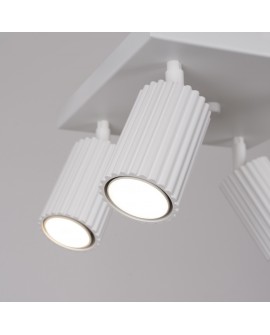 Plafon KARBON 4 biały Sollux SL.1545