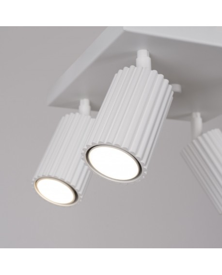 Plafon KARBON 4 biały Sollux SL.1545