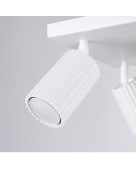 Plafon KARBON 4 biały Sollux SL.1545