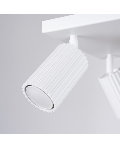 Plafon KARBON 4 biały Sollux SL.1545