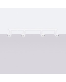 Plafon KARBON 4L biały Sollux SL.1546